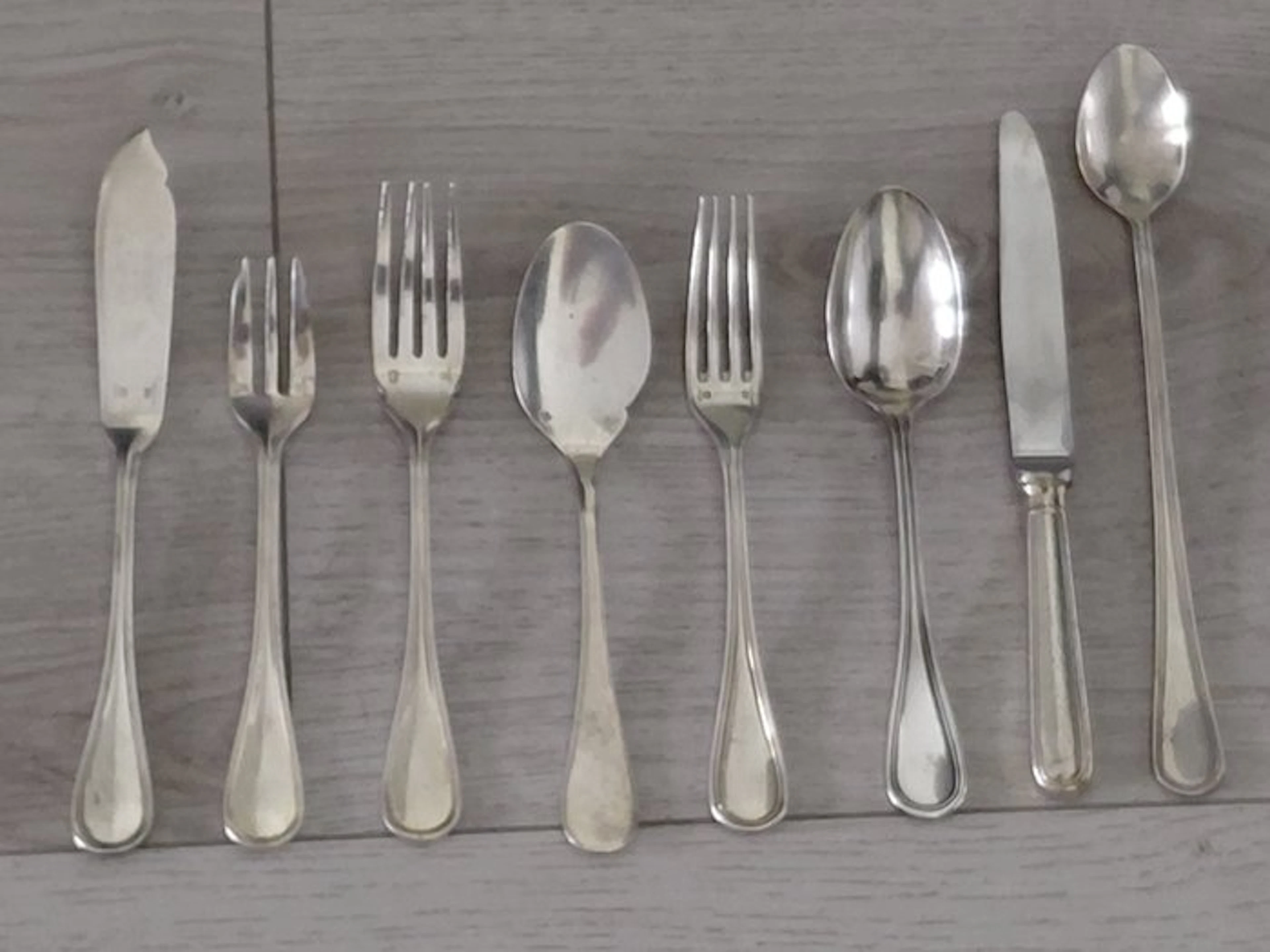 Christofle - Cutlery set (57) - Albi - Silverplated