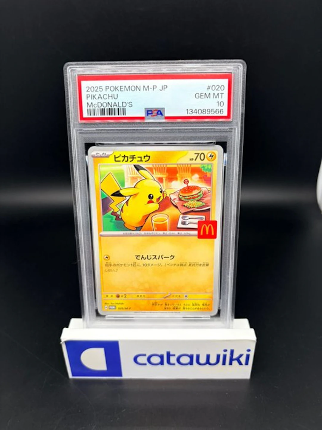 Pokémon - 1 Graded card - Pikachu 020 M-P PSA 10...