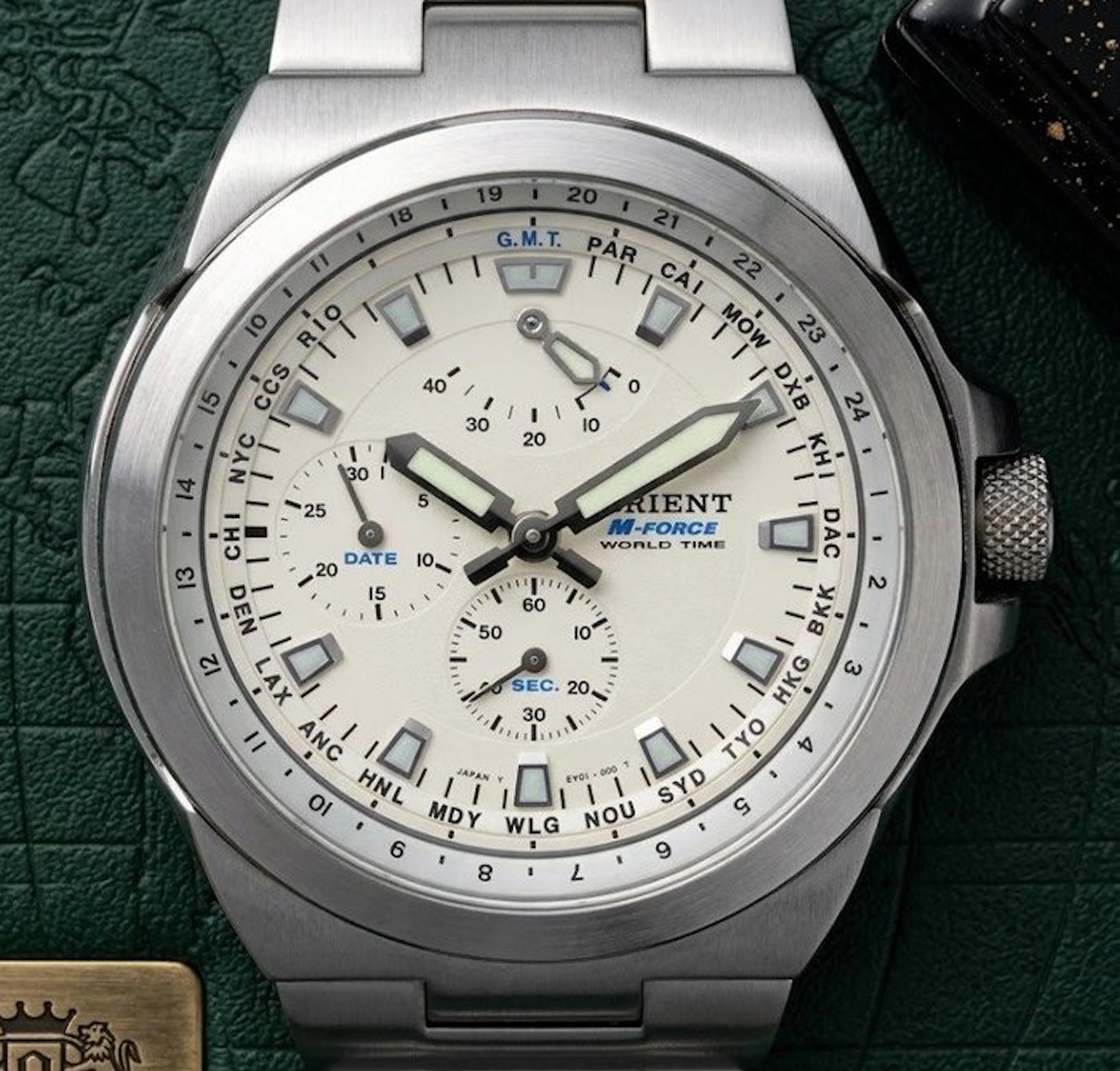 Orient - M-Force World Time - No reserve price - EY01-C0 CA - Men - 1990-1999