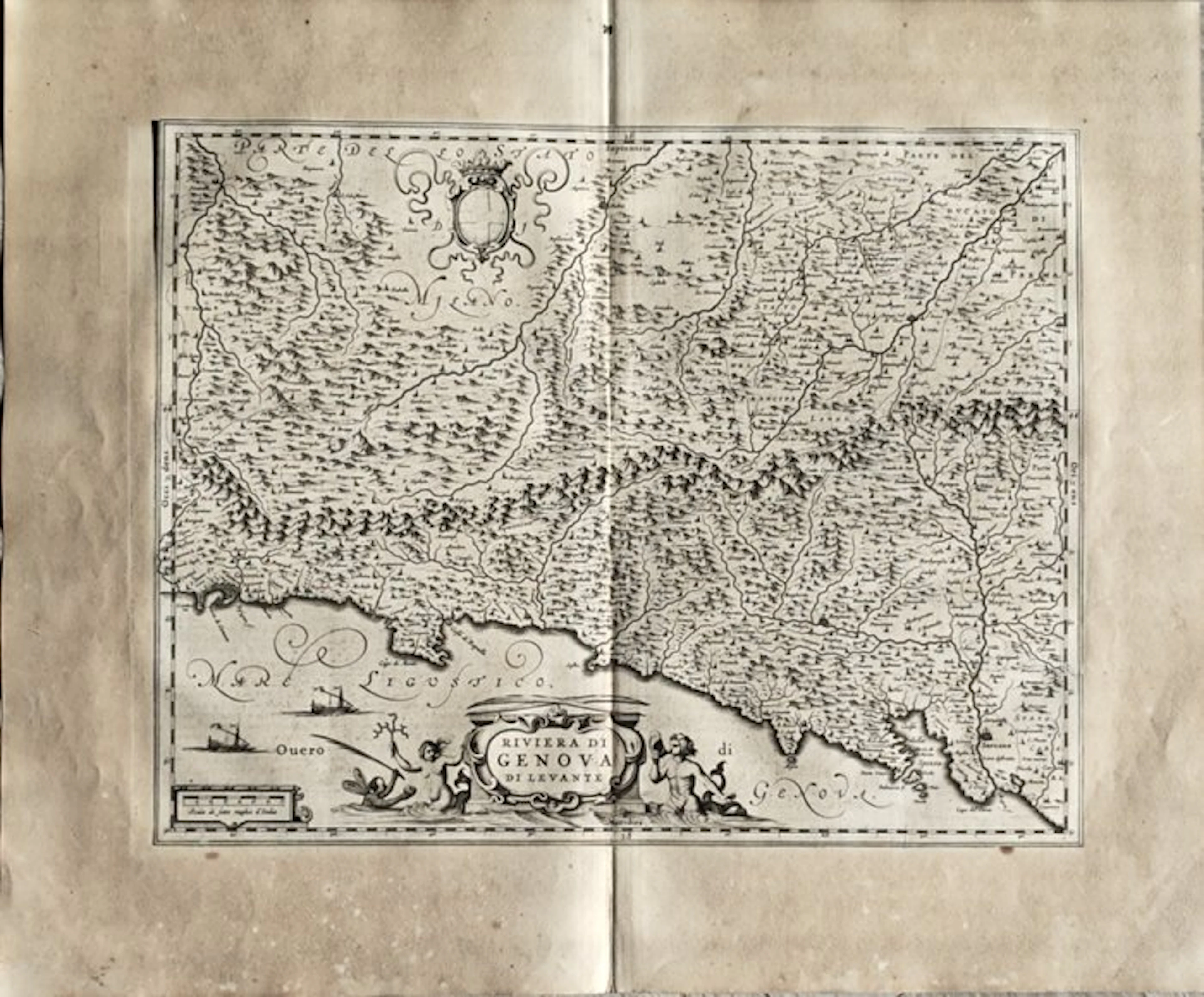 Italy - Topographic survey of the Territory of Genoa...