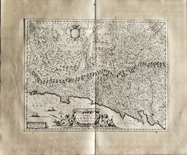 Italy - Topographic survey of the Territory of Genoa...
