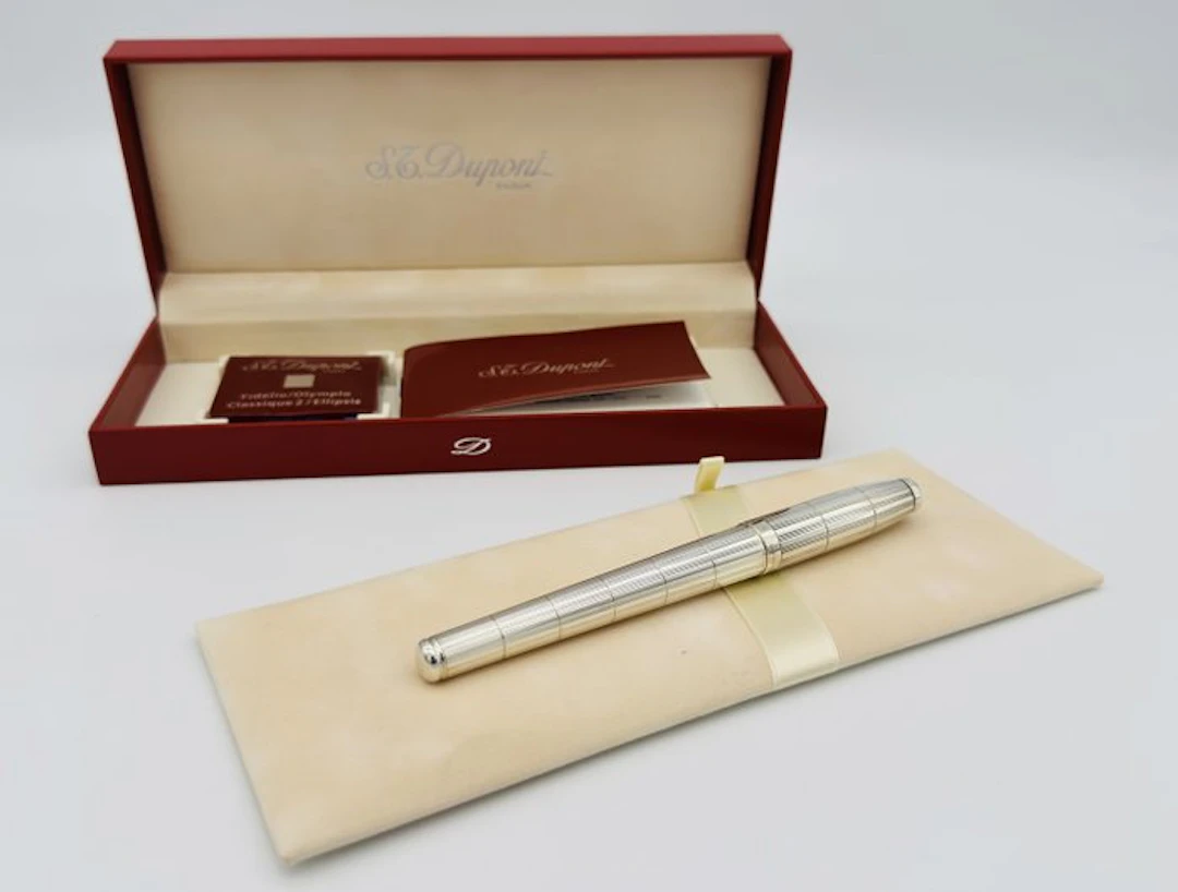 S.T. Dupont - Fidelio – Lignes Recoupées Silver Plated –...