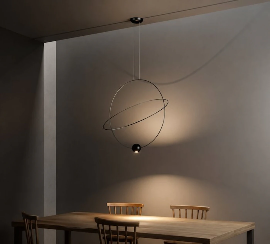 Lodes - Nika Zupanc - Hanging lamp - Elara - Steel