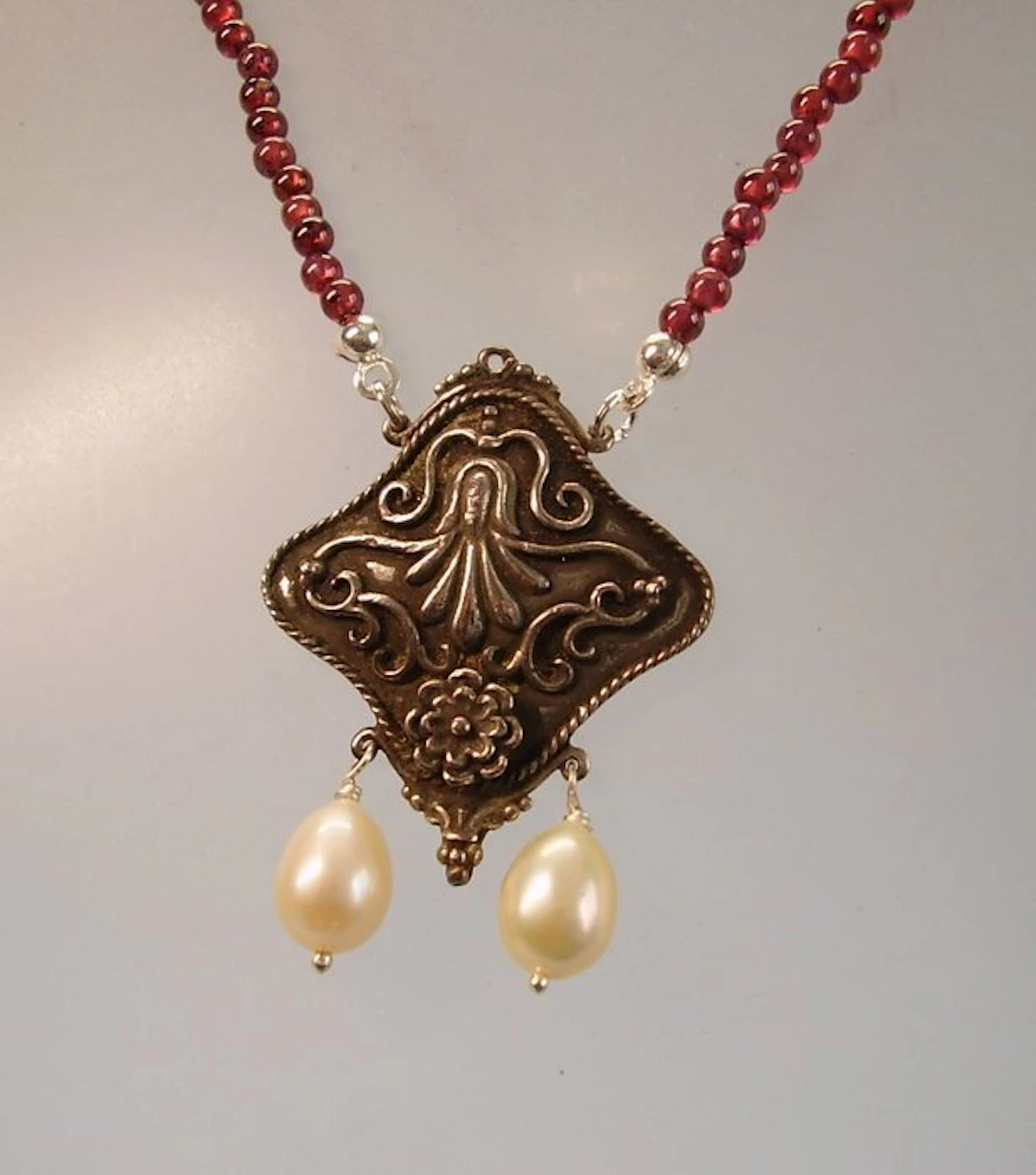No reserve price - Necklace Silver - 44.00ct