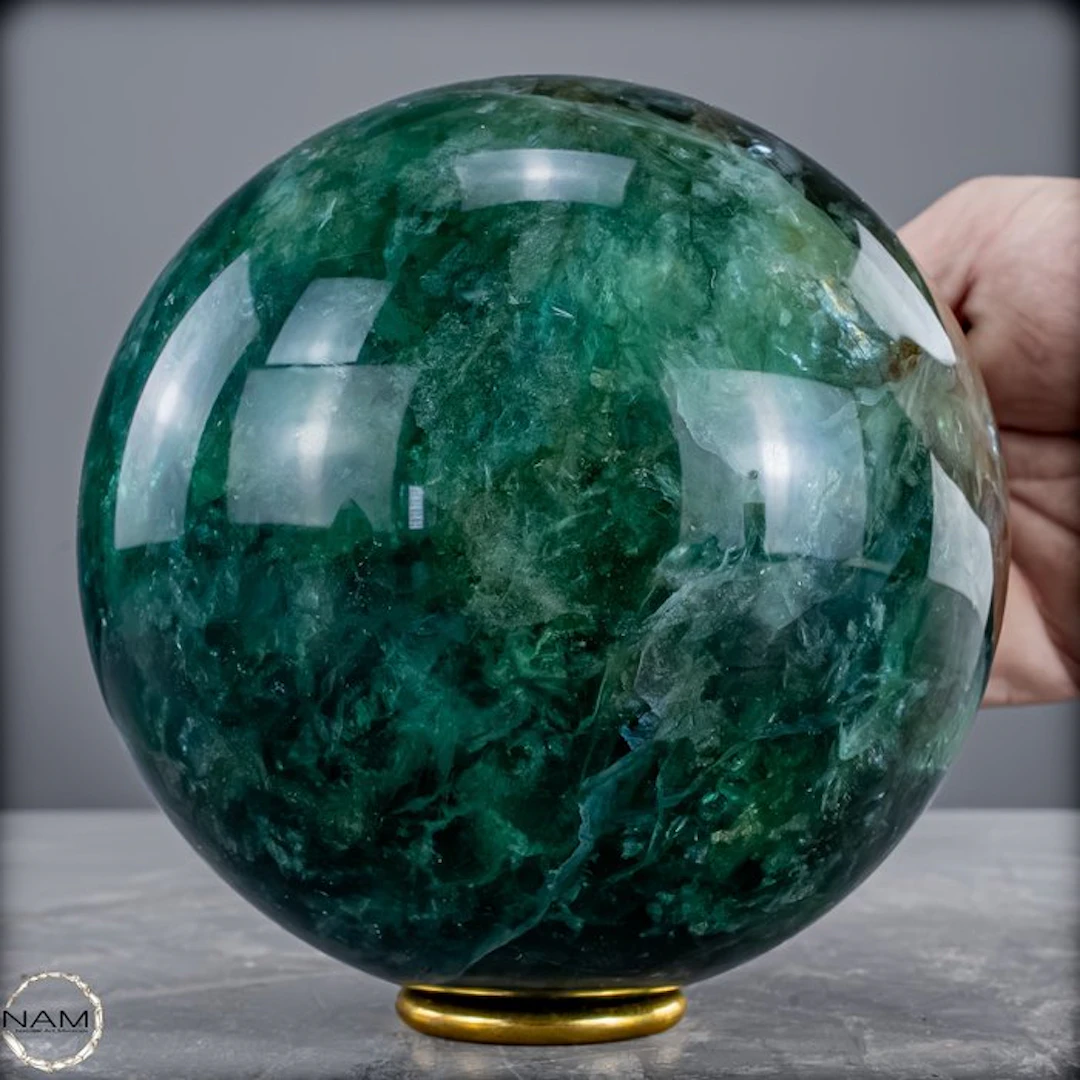 Magic fluorite ball – Clarity and harmony in perfected form- 4003.12 g