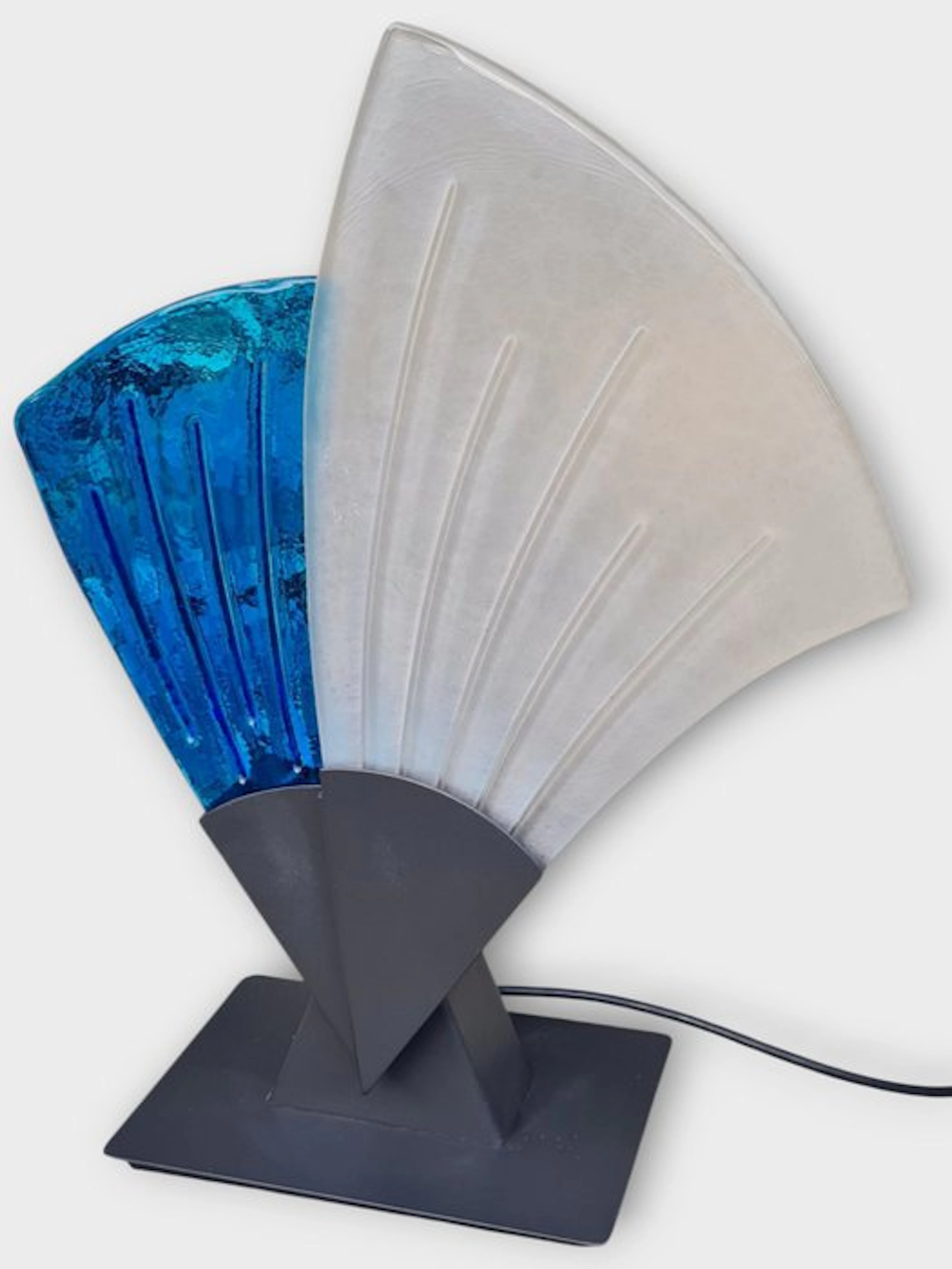 Table lamp - Murano glass, Lacquered brass - Murano glass from the 1960s