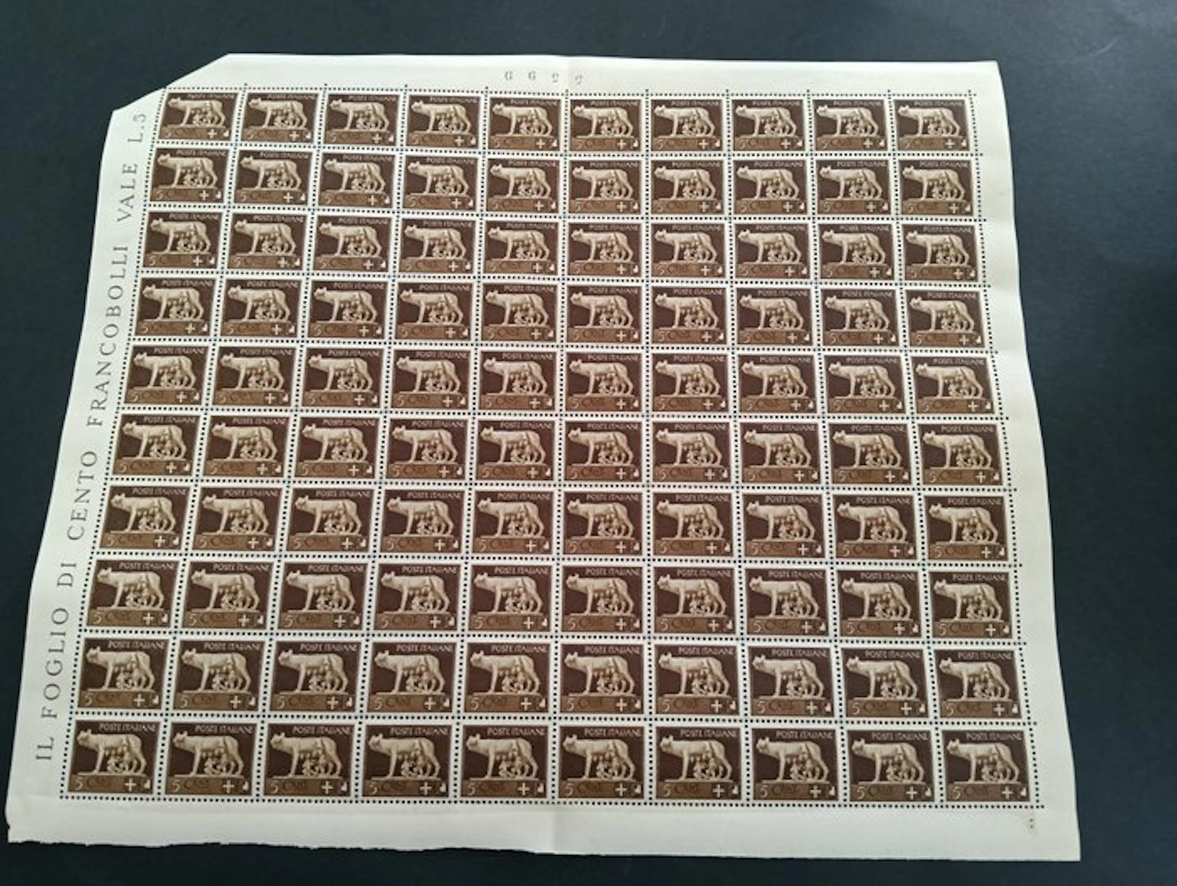 Italy Kingdom 1908/1939 - Full sheet espresso 30 cent...