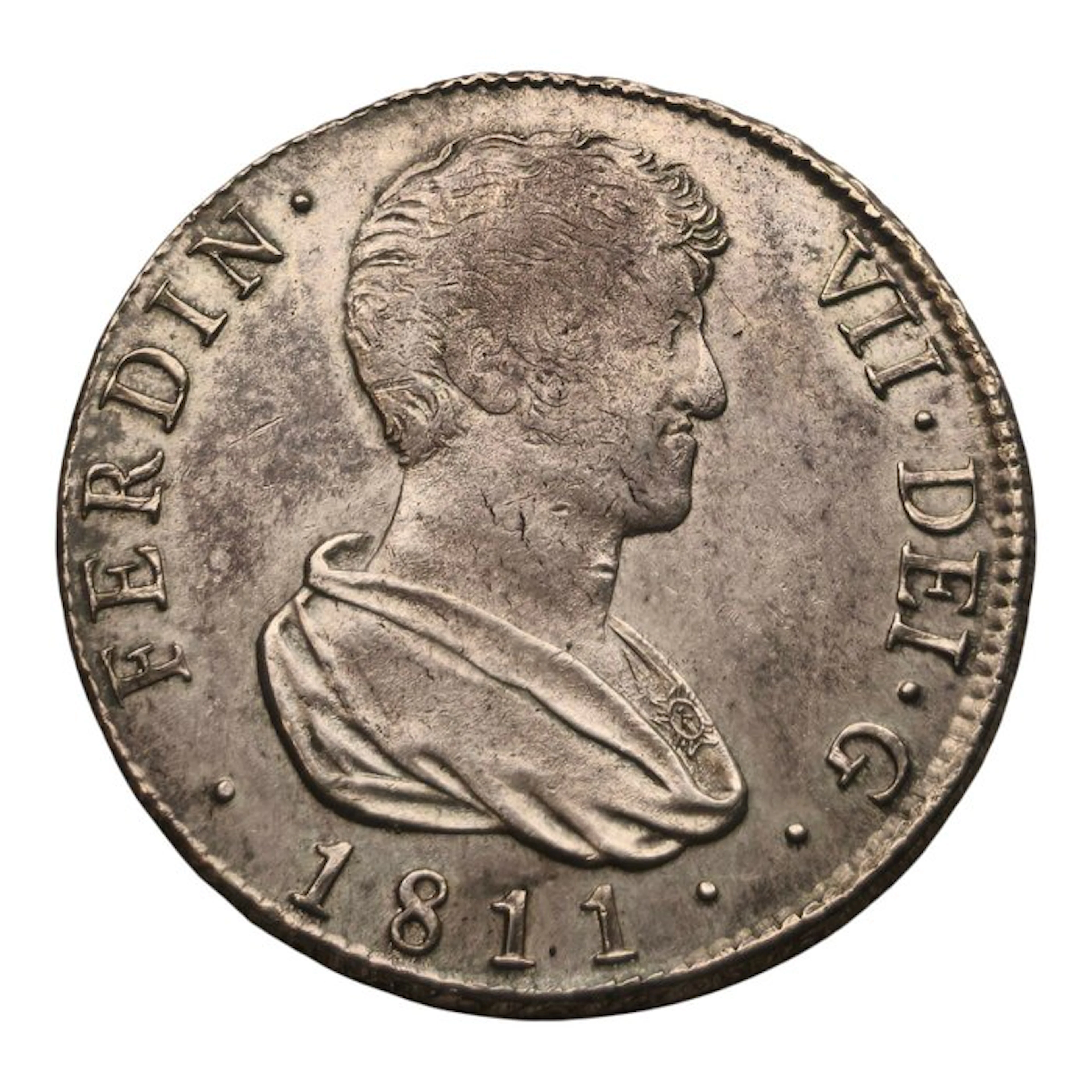Spain. 4 Reales Fernando VII 1811 Valencia
