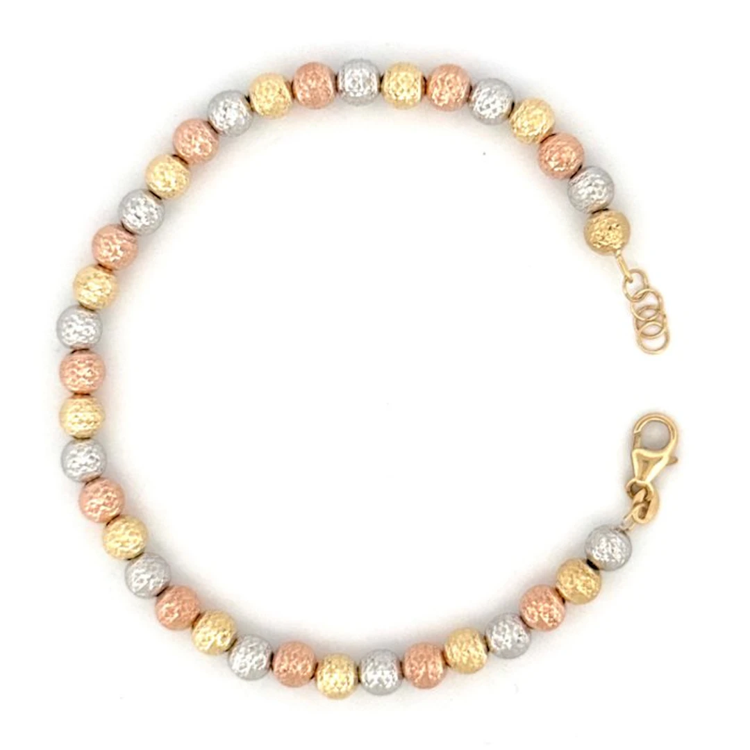 Bracelet - 18 kt. White gold, Yellow gold, Rose gold - Gold Art