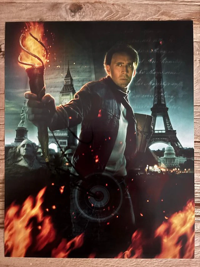 Nicolas Cage – Handgesigneerde Foto – National Treasure: Book of Secrets