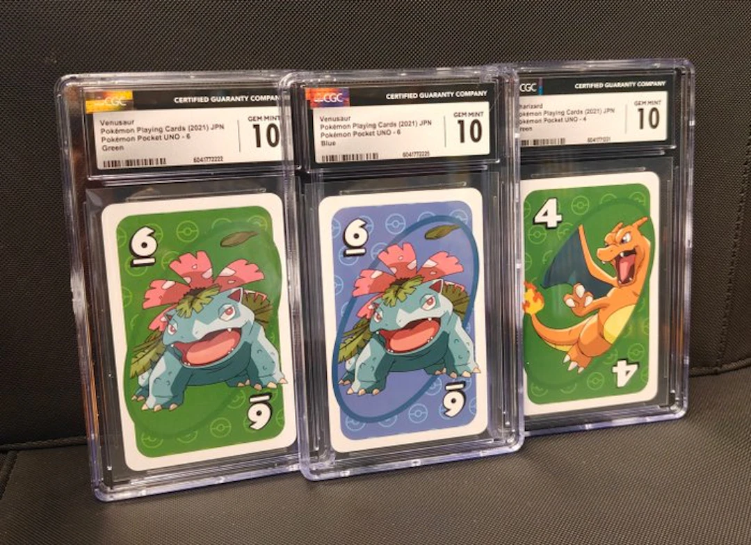 Pokémon - 3 Graded card - Charizard, Venusaur - CGC 10