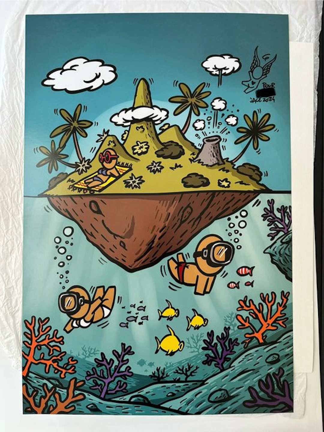 Jace (1973) - RUN · Île de la Réunion (hand finished)