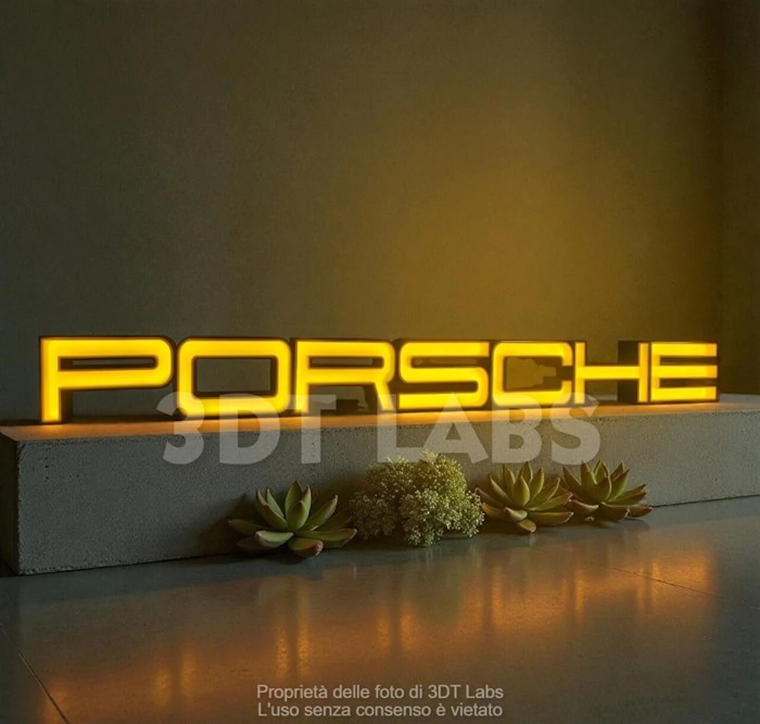 Sign - Porsche - 75cm LED - 2025