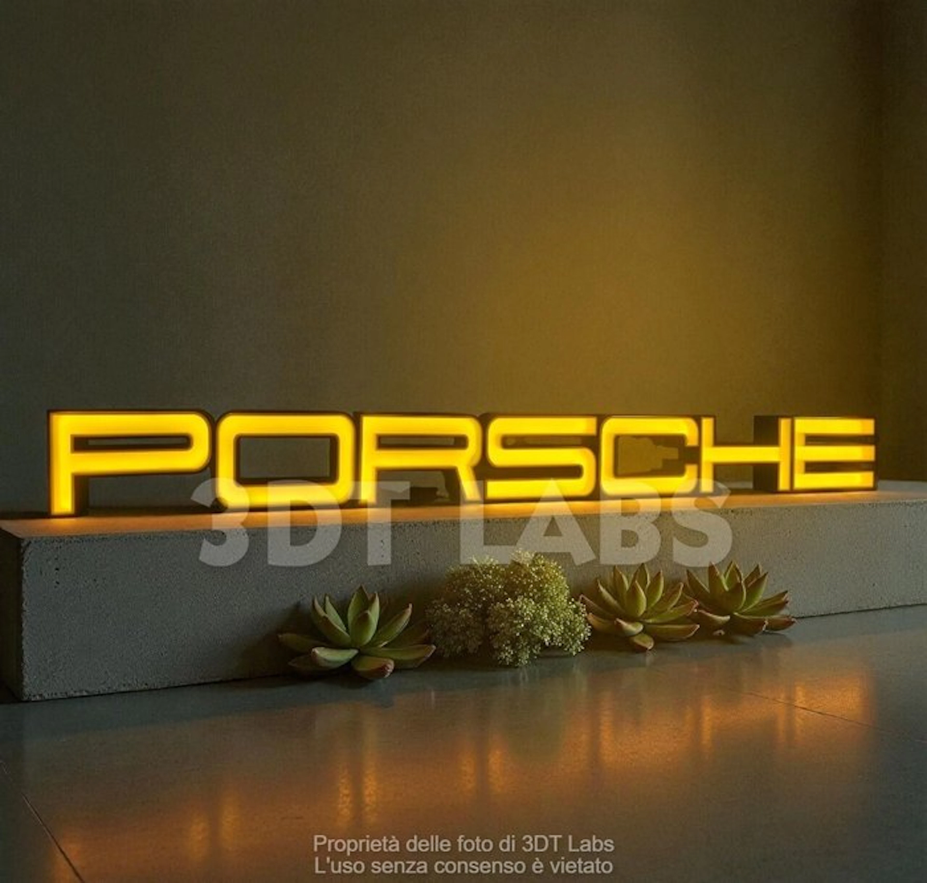 Sign - Porsche - 75cm LED - 2025