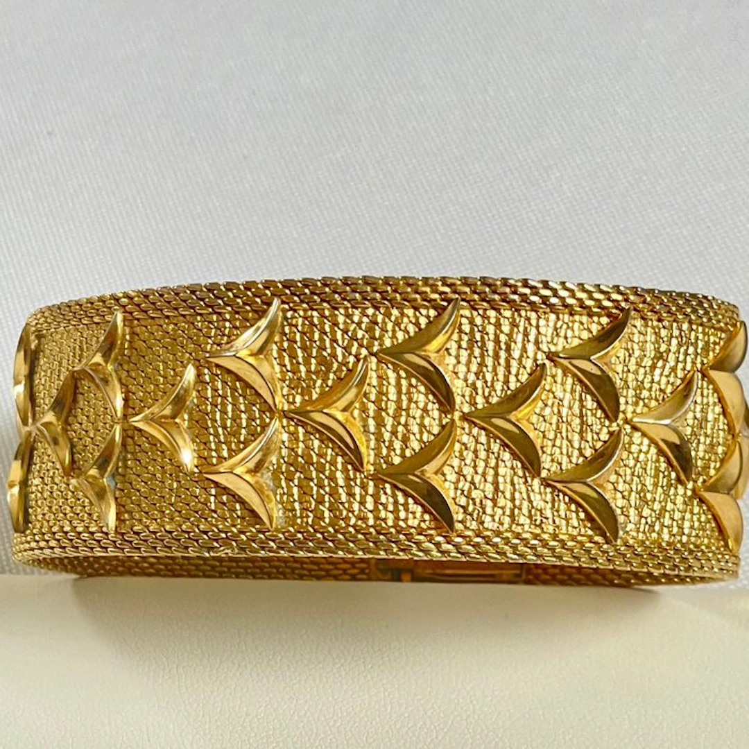 Grosse - 18-karat fine gold-plated metal - Bracelet - Oversized cuff bracelet.