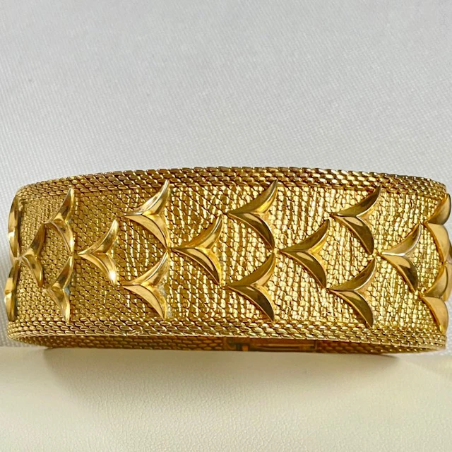 Grosse - 18-karat fine gold-plated metal - Bracelet - Oversized cuff bracelet.