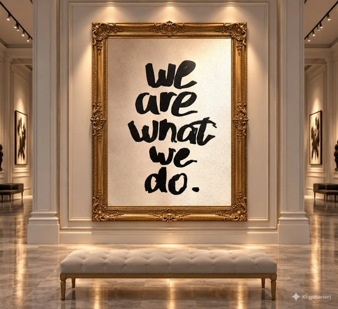 Timo Wedell - We Are what we do - XL - Street Pop Art