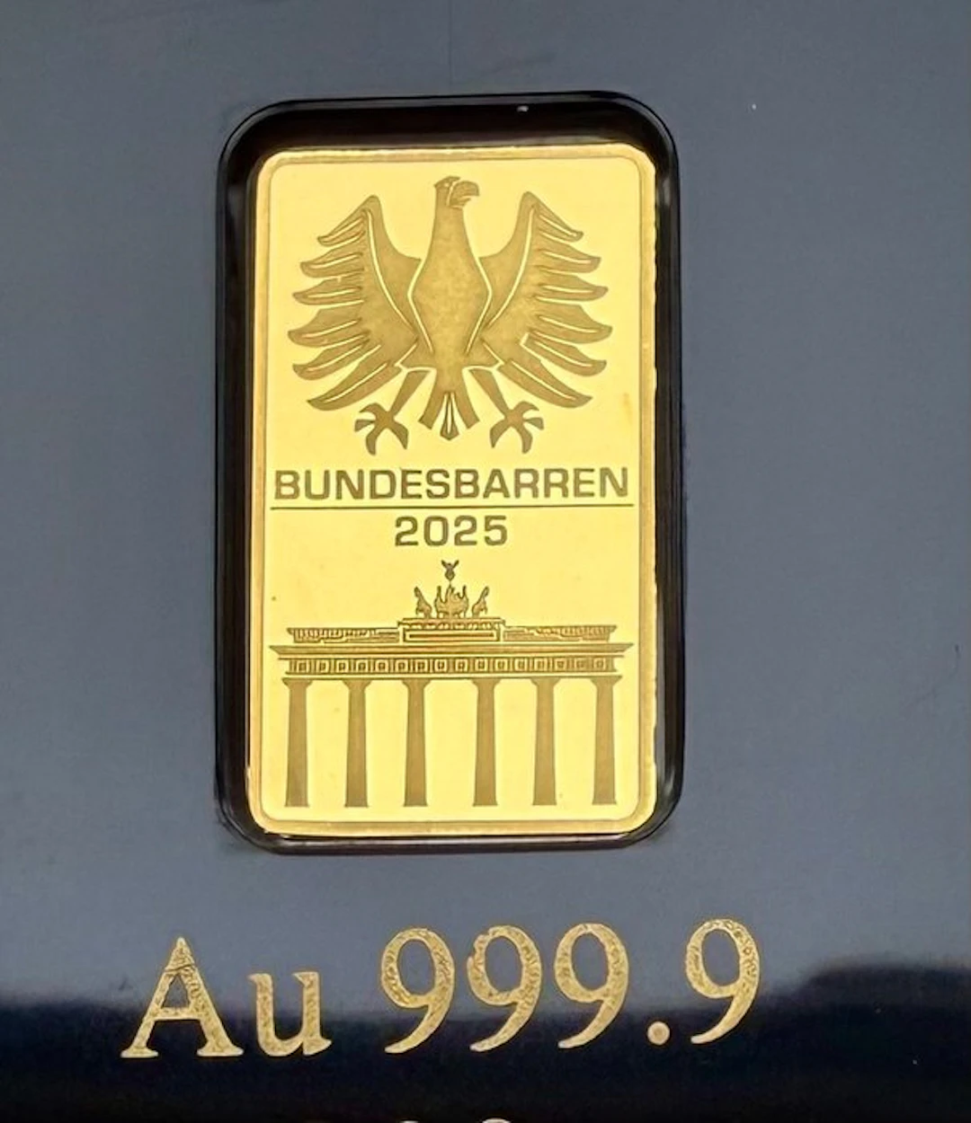 Germany. Gold Bar Bundesbarren, 1/200 Oz (.999) Proof (No reserve price)