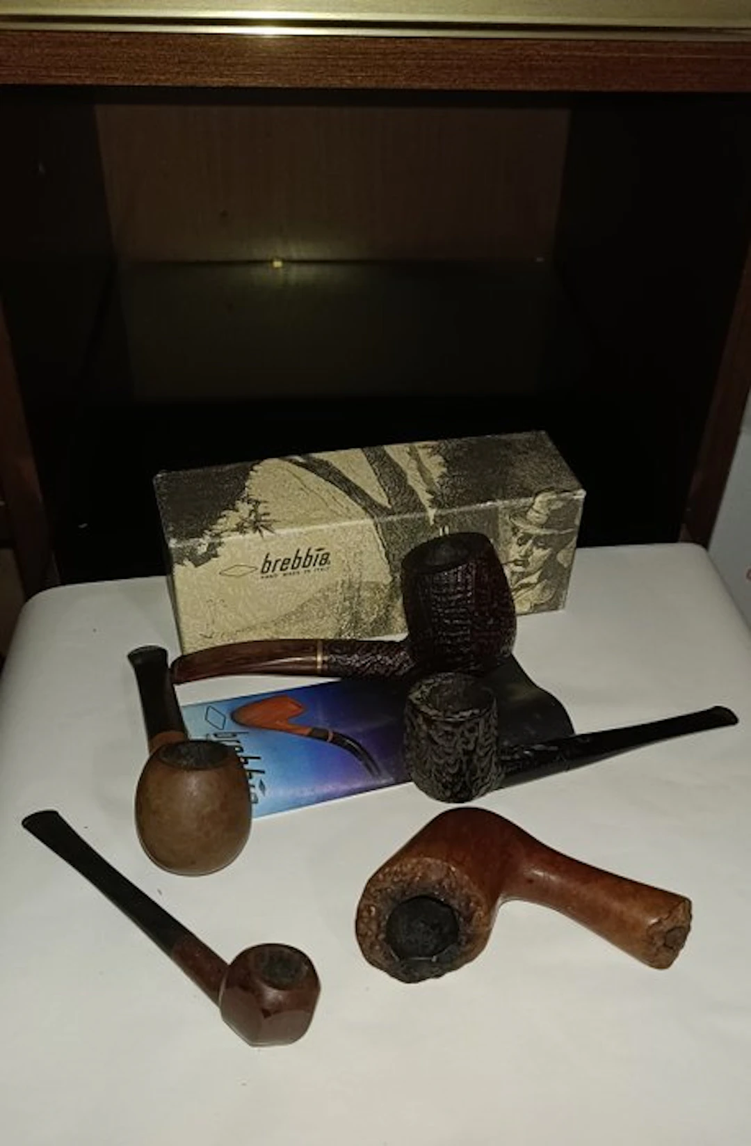 Brebbia - No reserve price - Pipe - Briar, Plastic - (6)