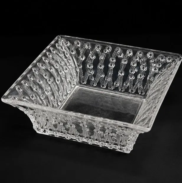 Lalique France - lalique - Bowl - Roses - Crystal - Lalique crystal bowl