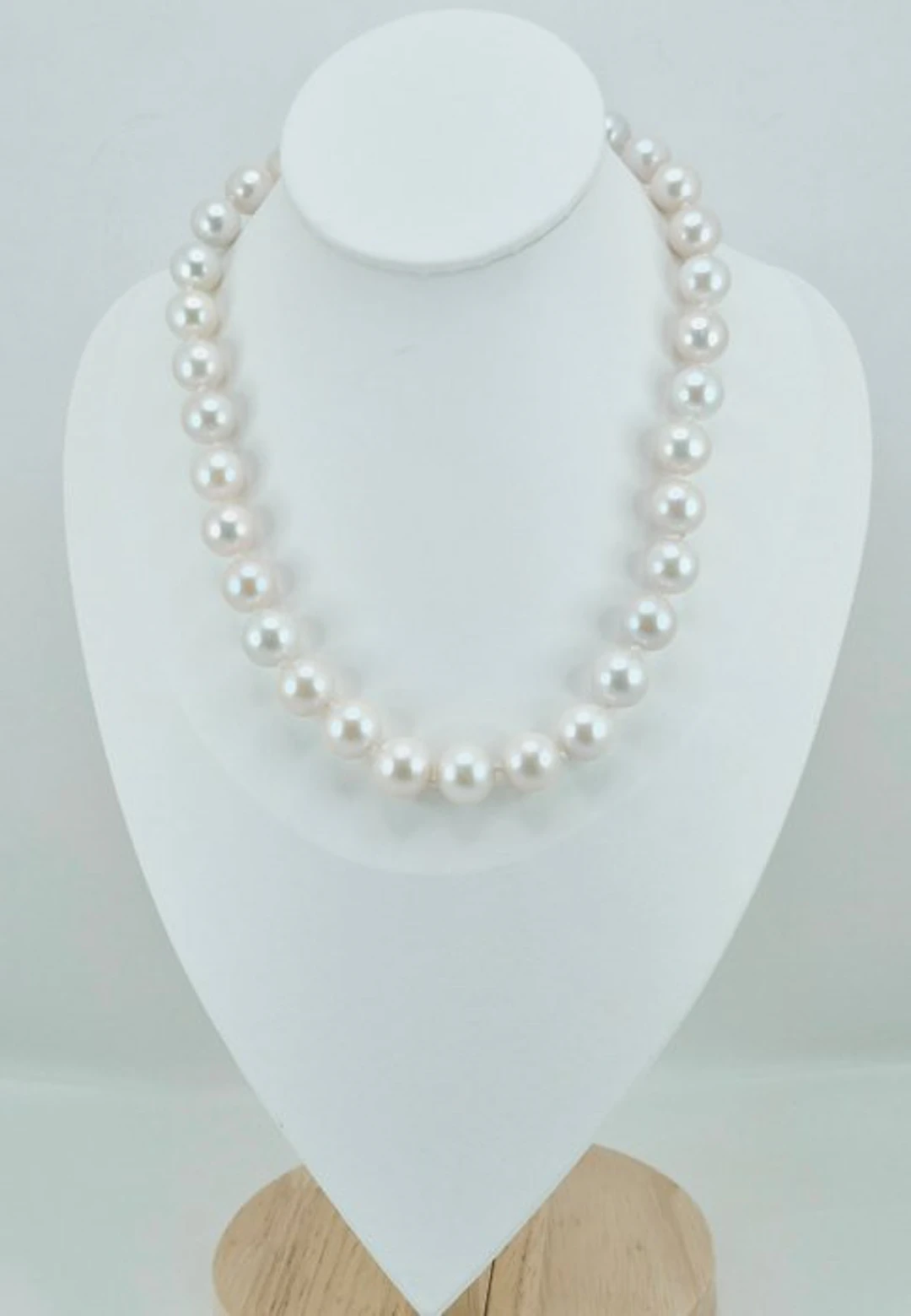 Silver - Necklace - Asian cultured pearls
