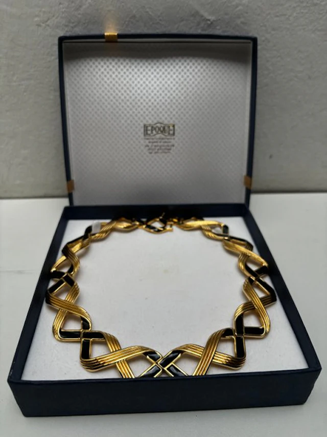 No reserve price - Monet - Collar necklace Gold-plated - Vintage Monet
