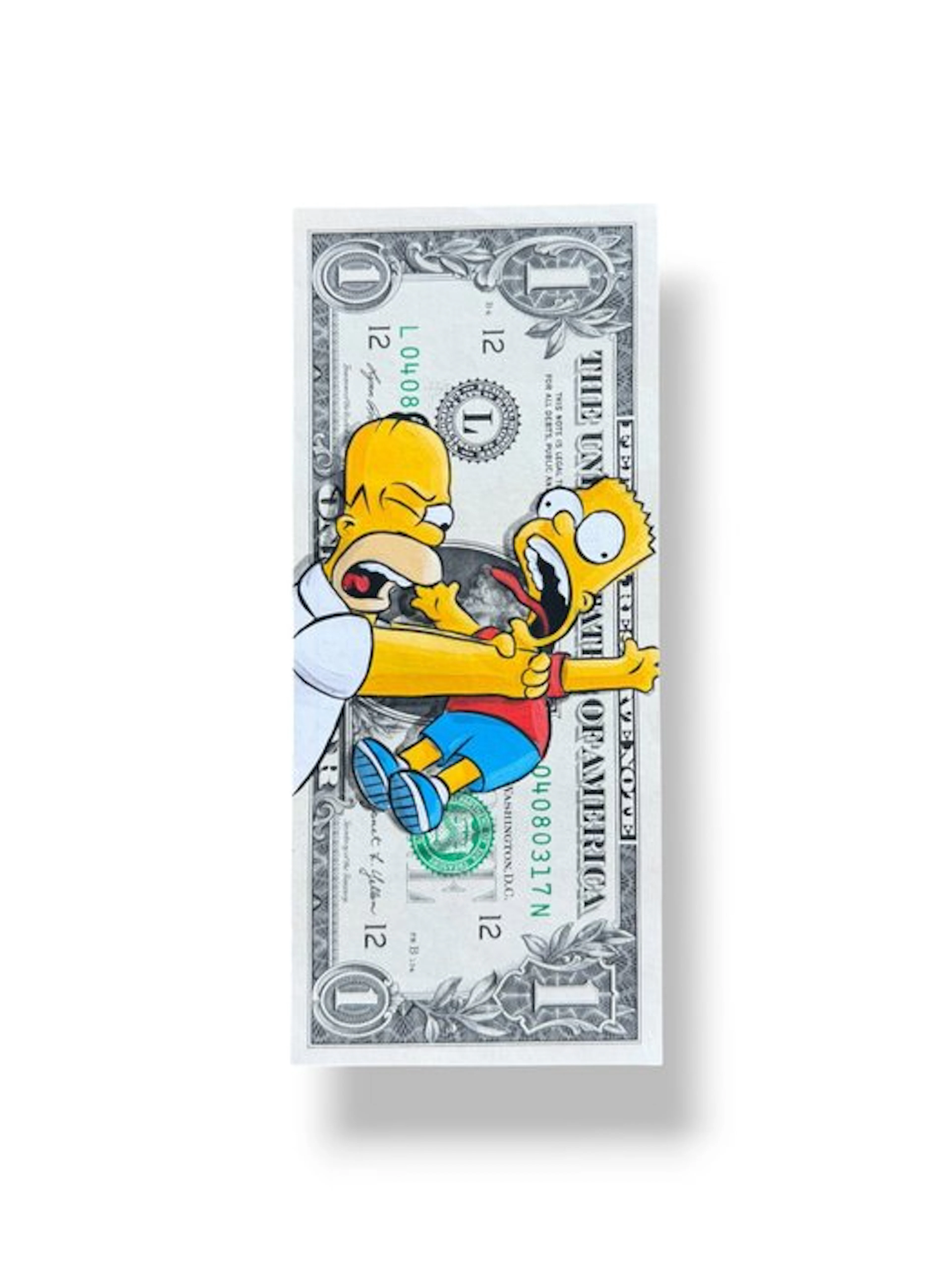 Alan Stefanov (1999) - "Family Chaos" 1 dollar bill - NO Reserve
