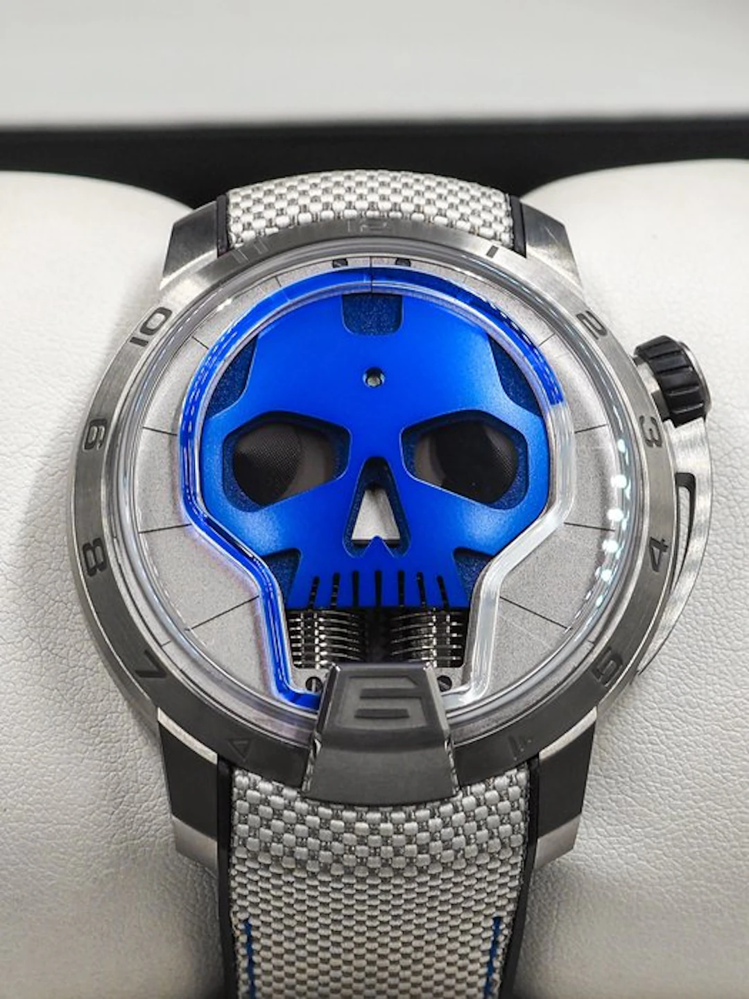 HYT - Skull - Titane Blue * NEW * Mechanical Fluidic Module * - Men - 2020-2025