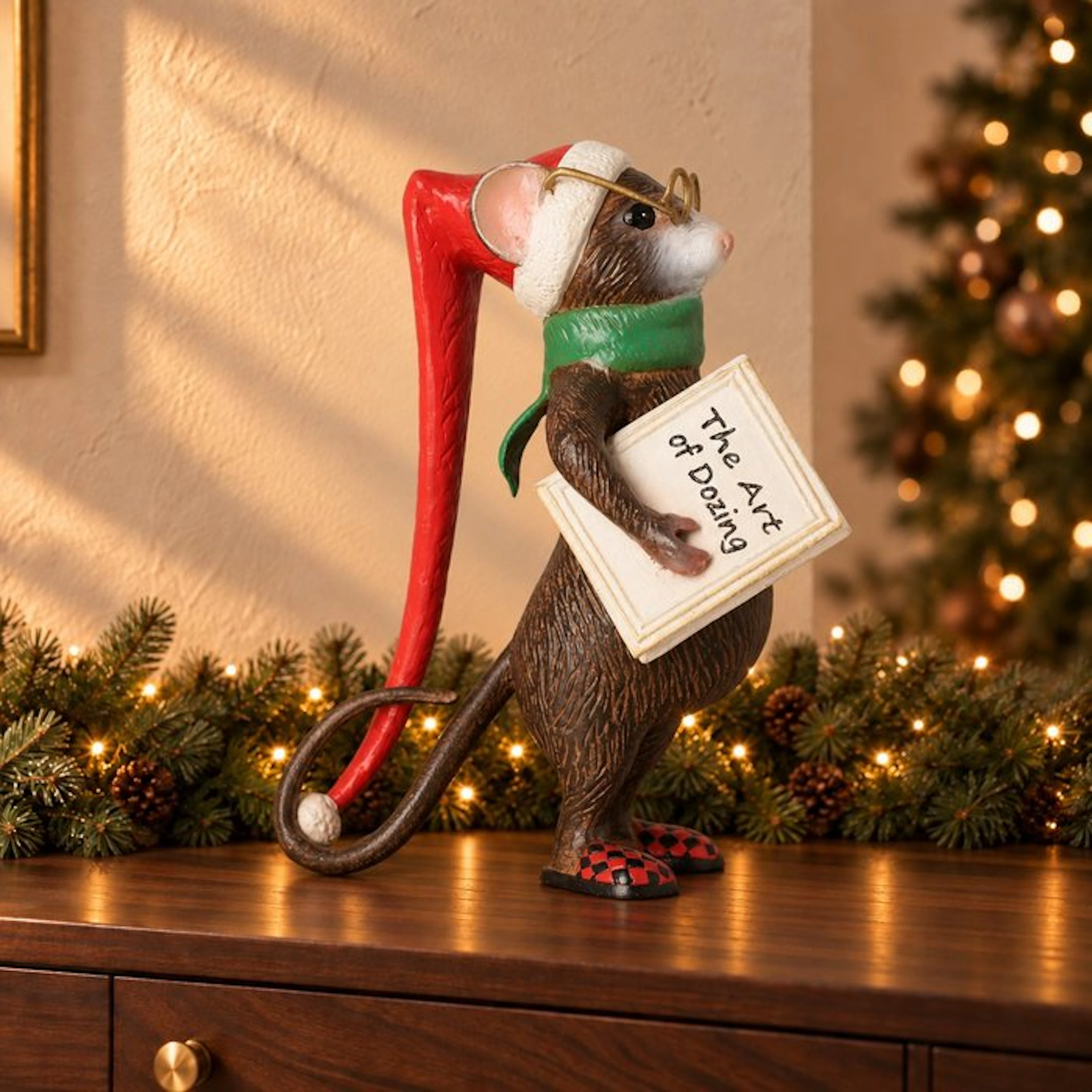 Sculpture, Christmas Fantasy - 35 cm - Aluminium