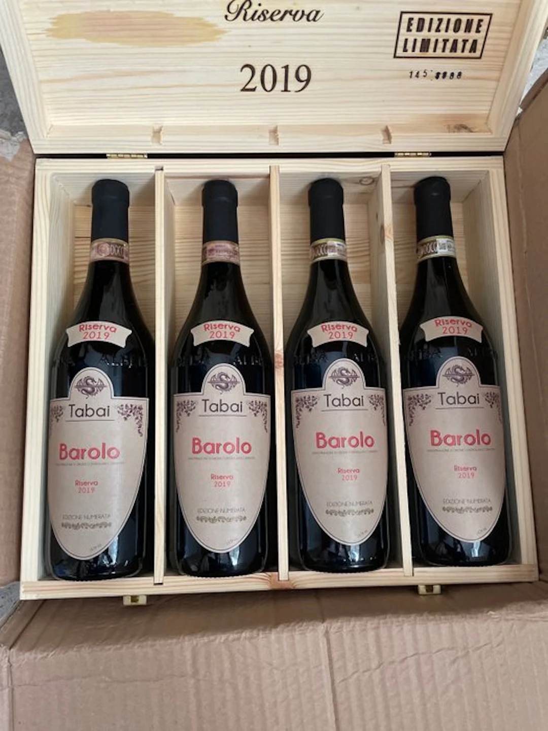 2019 Tabai Barolo - Barolo Riserva - 4 Bottles (0.75L)