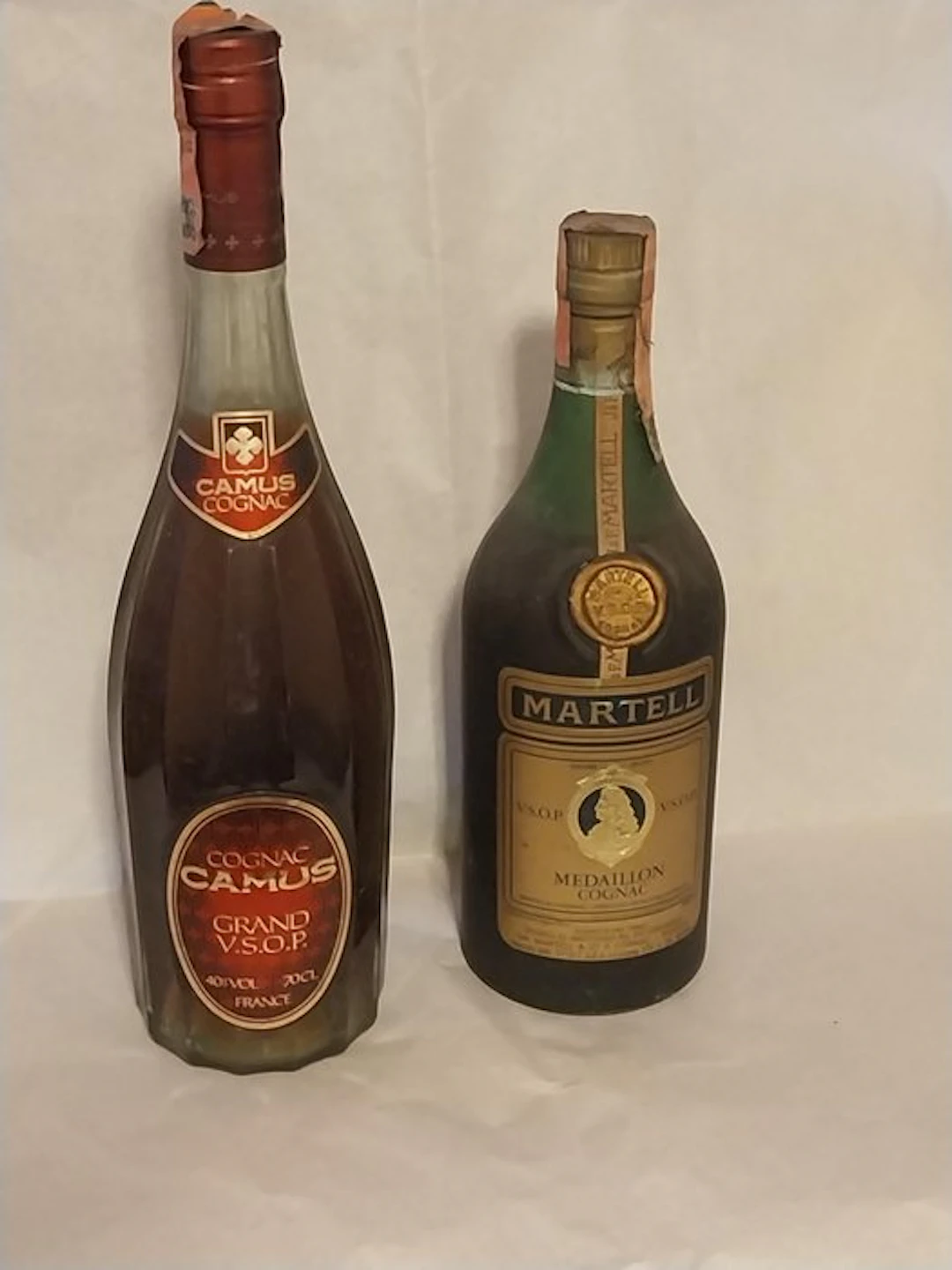 Martell, Camus - Médaillon VSOP + Grand VSOP - b