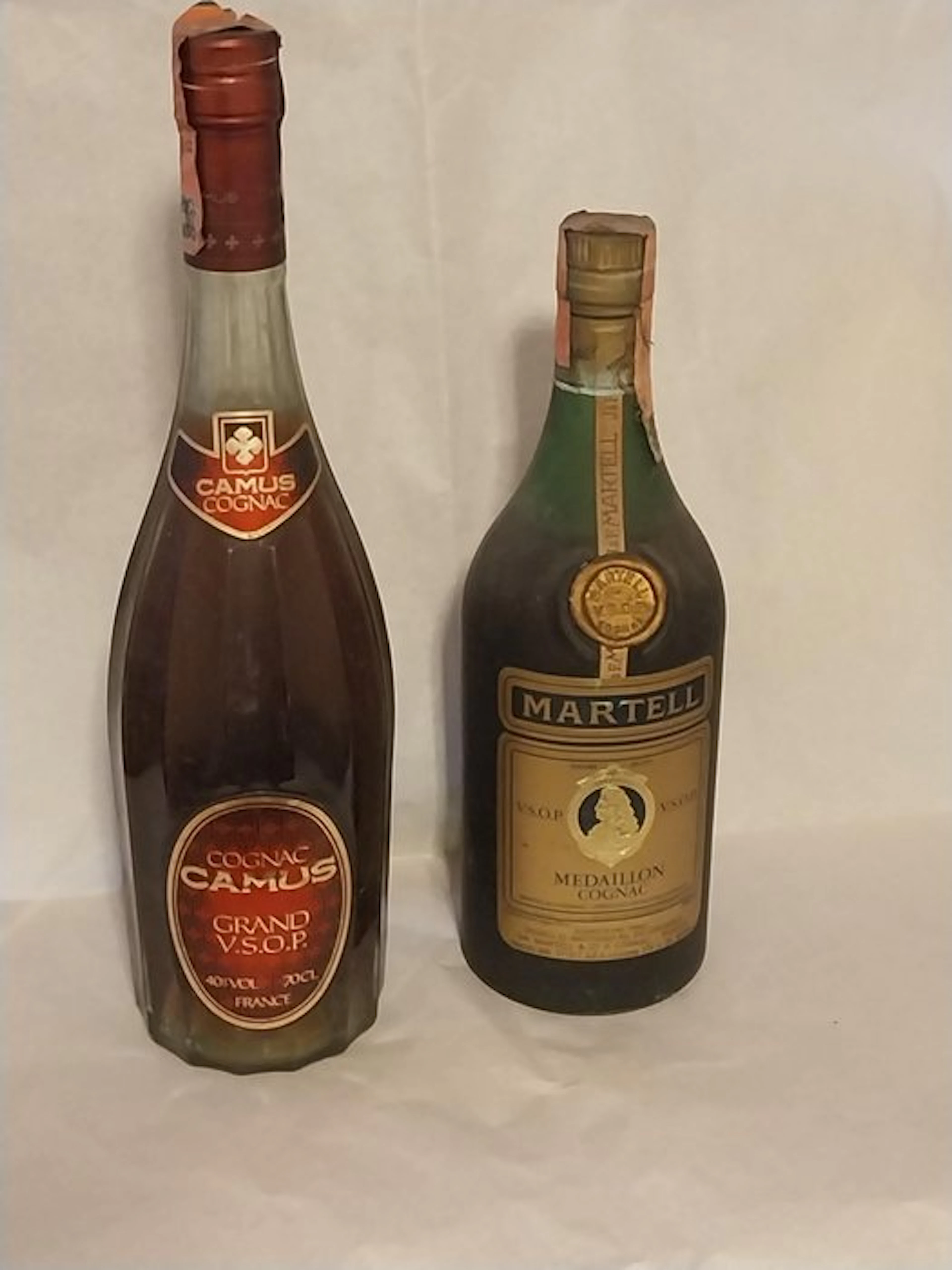 Martell, Camus - Médaillon VSOP + Grand VSOP - b