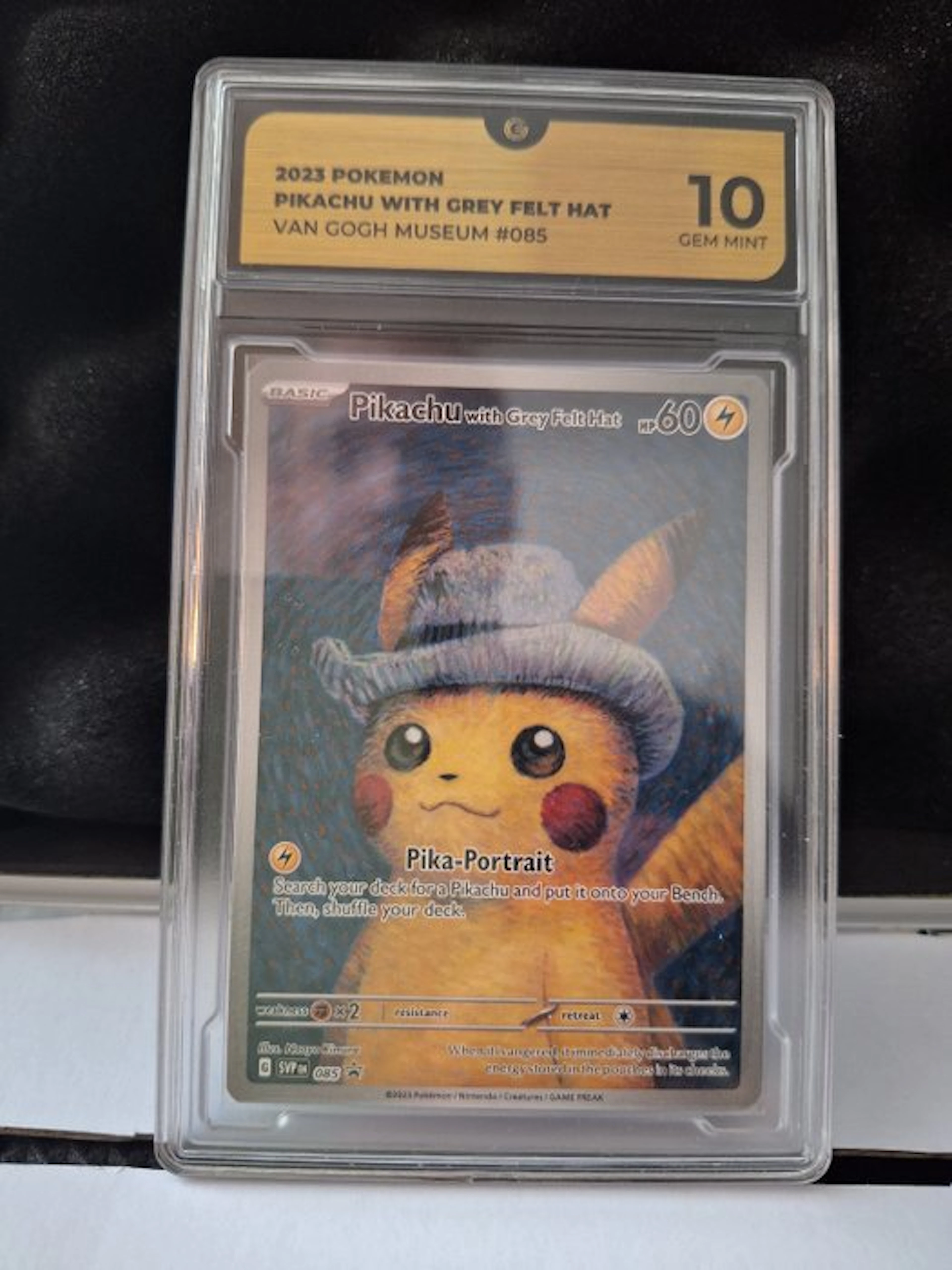 Pokémon - 1 Graded card - Pikachu 085 Foil