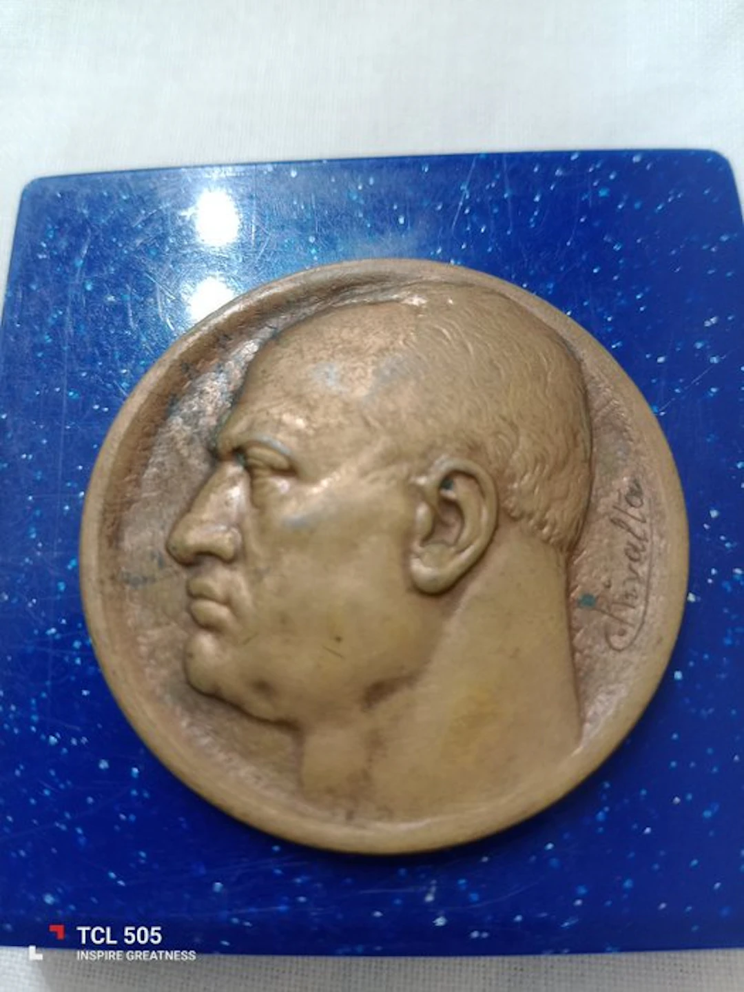 Italy - Military medal - Benito Mussolini - 1935