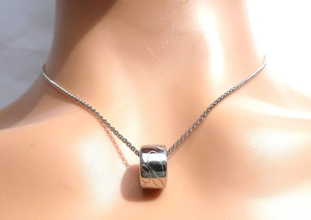 Chopard - Necklace with pendant - Chopardissimo Signature - 18 kt. White gold