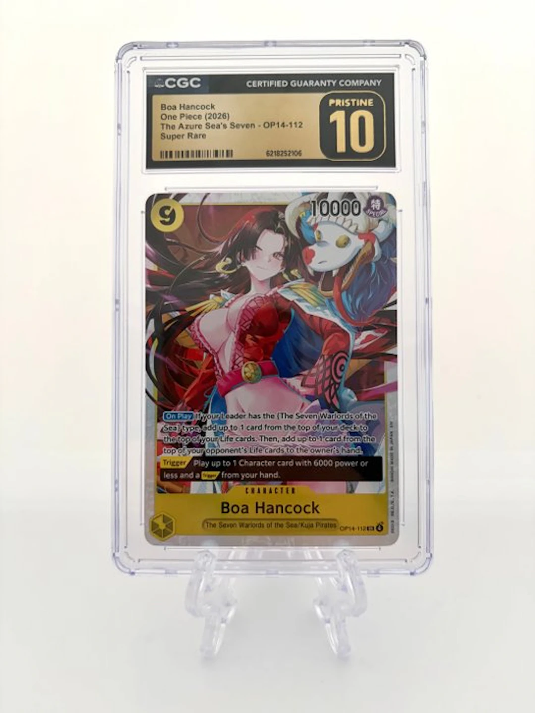 One Piece - 1 Graded card - One Piece - Boa Hancock - The...