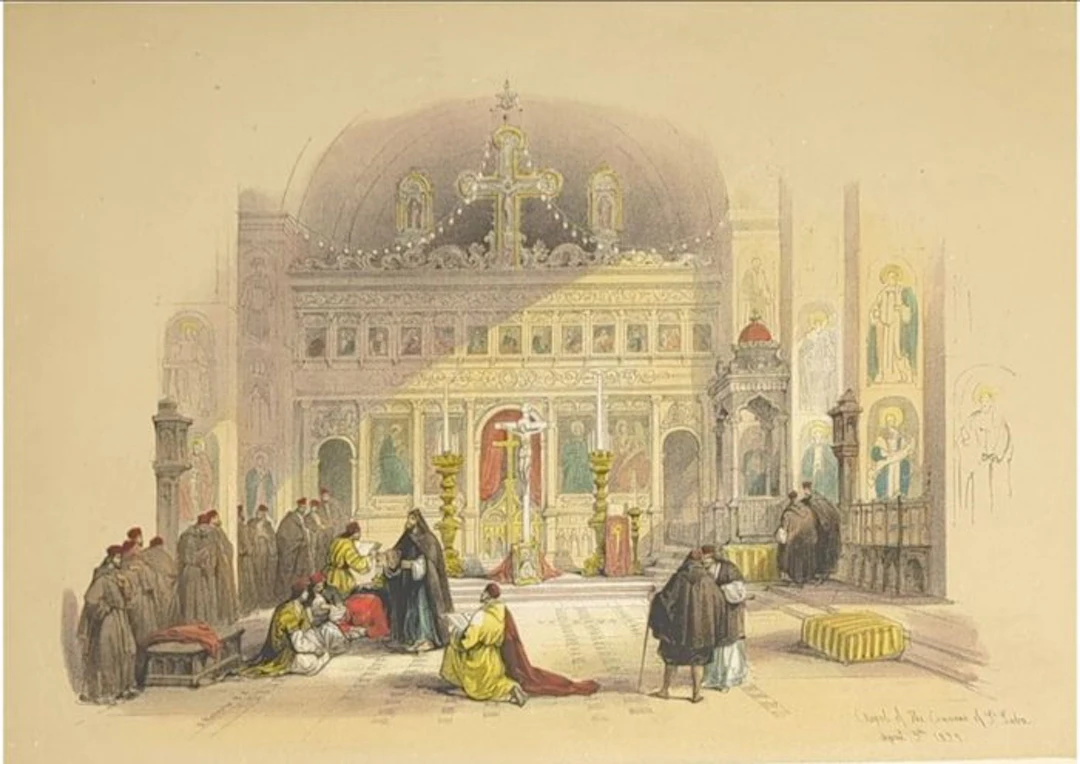 David Roberts (1796–1864) - The Chapel of St