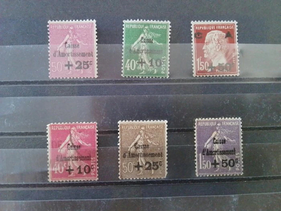 France 1929/1930 - Lot of French stamps