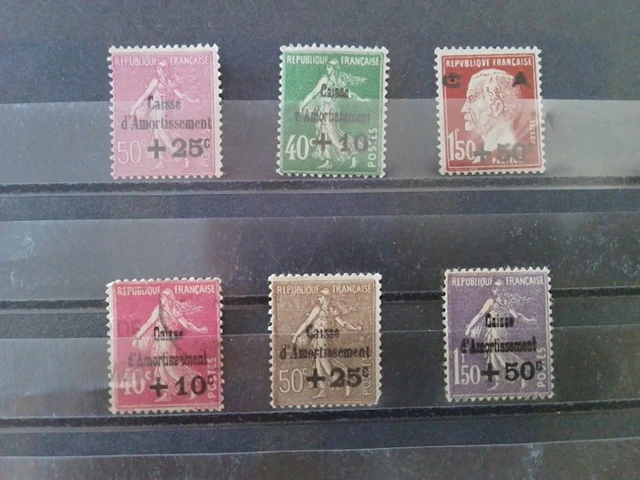 France 1929/1930 - Lot of French stamps