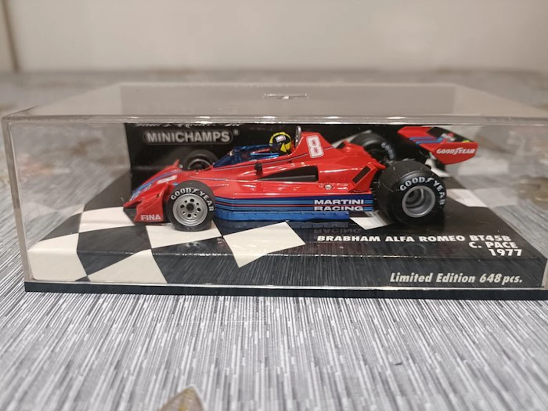 MiniChamps 1:43 - Model sports car - Brabham Alfa Romeo BT45B C. Pace 1977