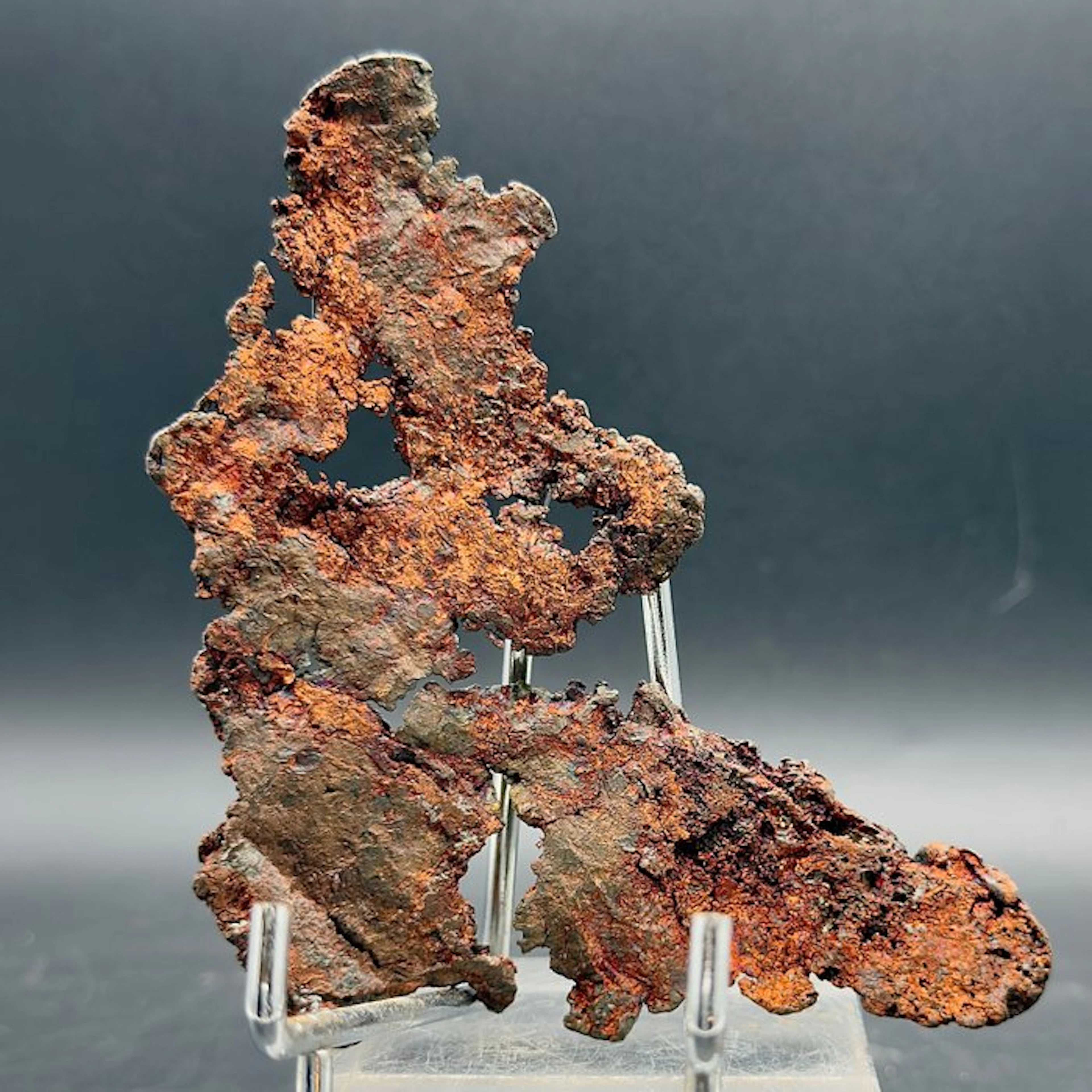 Native copper Rough - Height: 10 cm - Width: 11 cm- 90 g - (1)