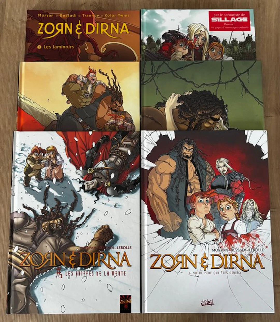 Zorn & Dirna T1 à T6 - Série complète - 6x C - EO/Ré - 6 Album - 2001/2012