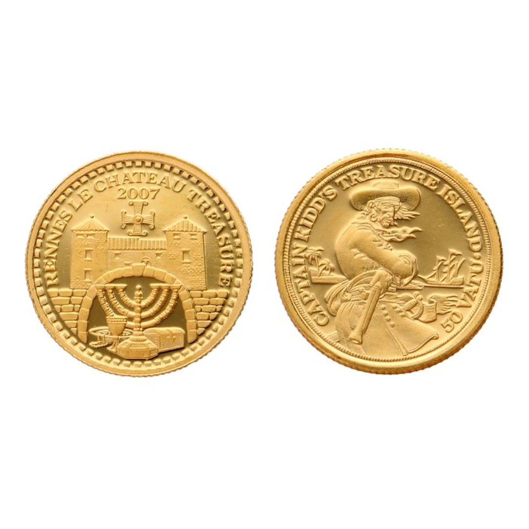 Vanuatu, Laos. 2005/2007 - "Captain Kidd & Rennes le Chateau" (2 stuks)