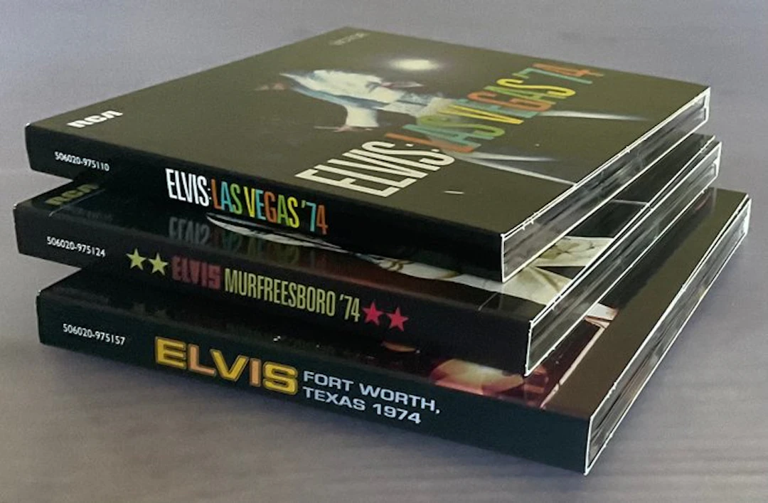 Elvis Presley - 6 Concerts - Lot of 3 FTD Double Live CDs – “Las Vegas ’74”