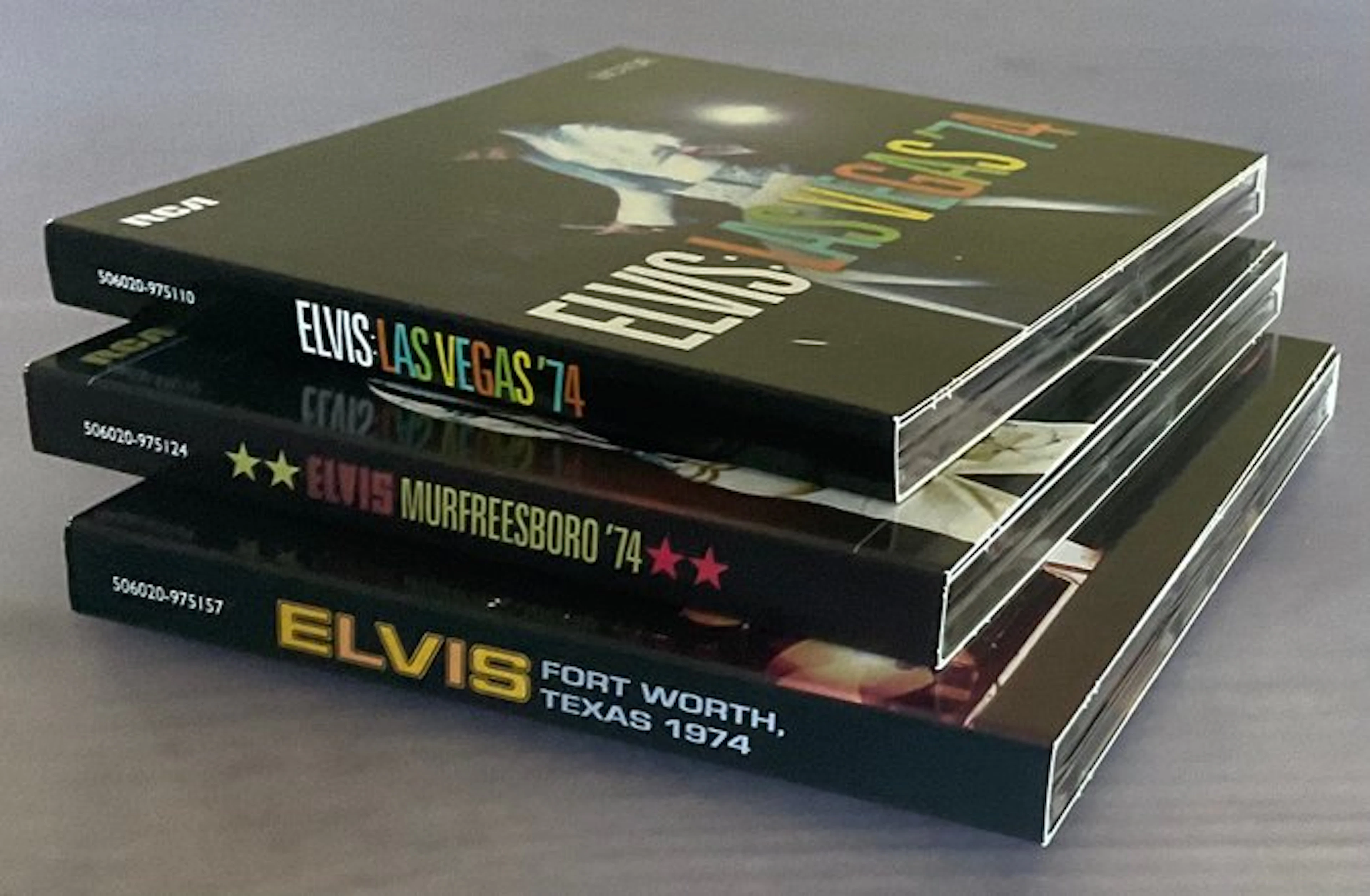Elvis Presley - 6 Concerts - Lot of 3 FTD Double Live CDs – “Las Vegas ’74”