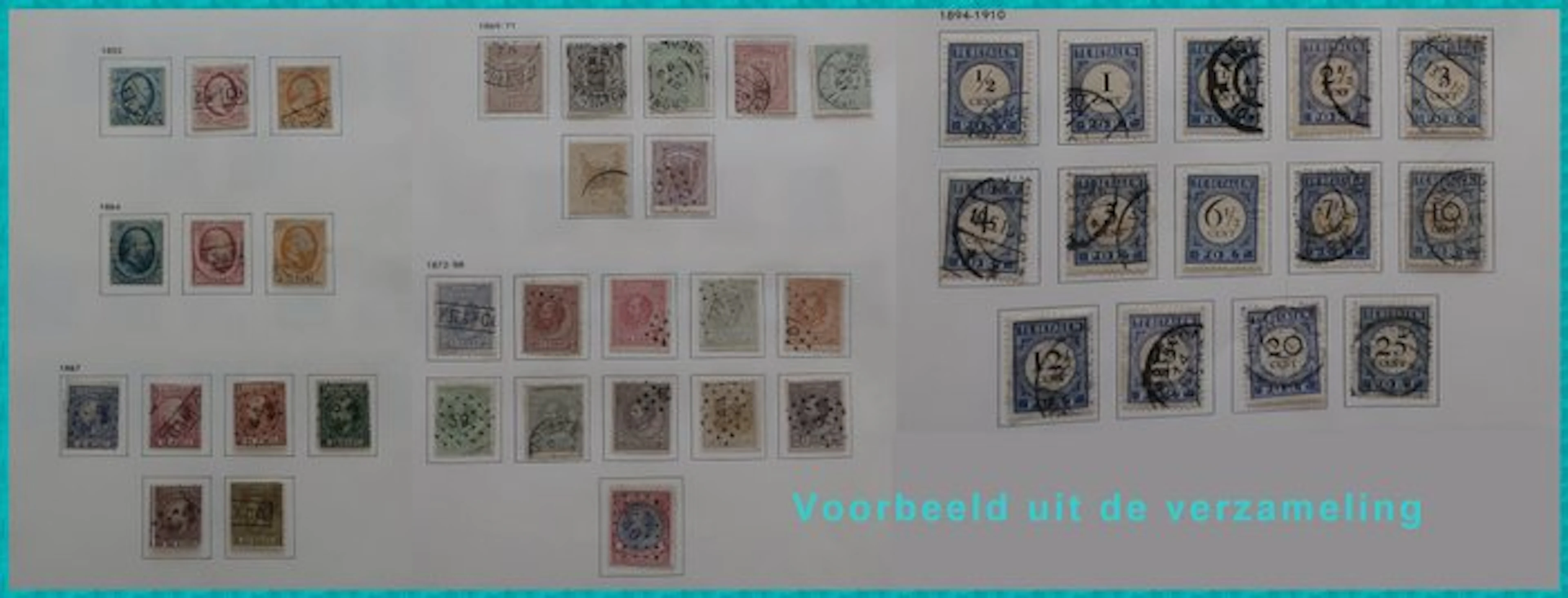 Netherlands 1852/1977 - Stamped collection with better...