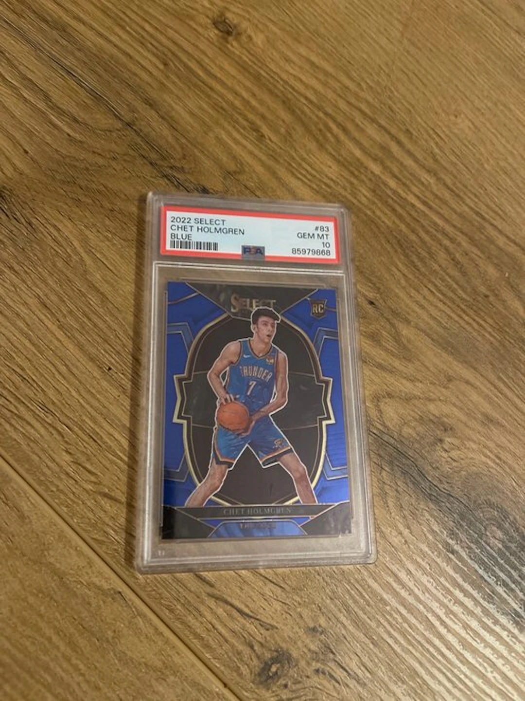 2022 Panini Select Chet Holmgren #83 Parallel card