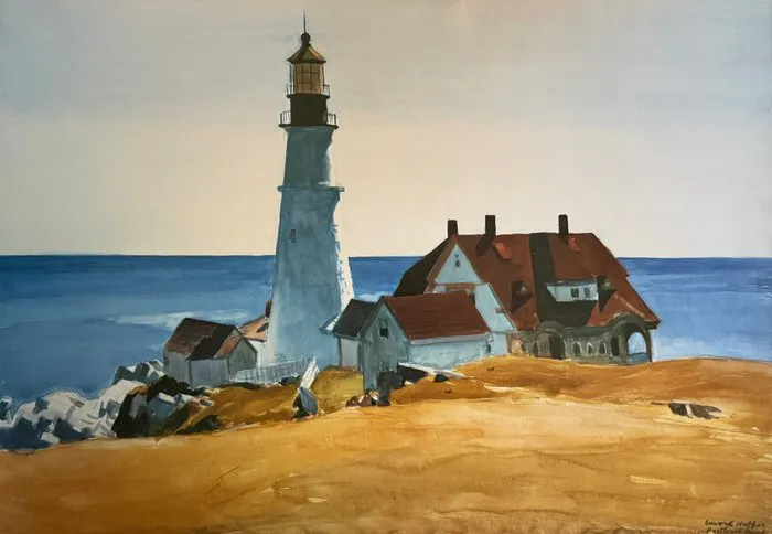 Edward Hopper - “Lighthouse and Buildings