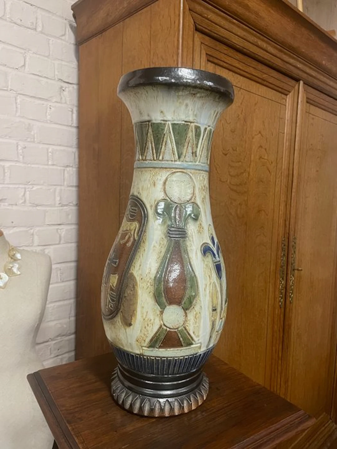 Guérin - Guérin - Offering vase - H. 49 cm - Ceramic - Guérin Vase