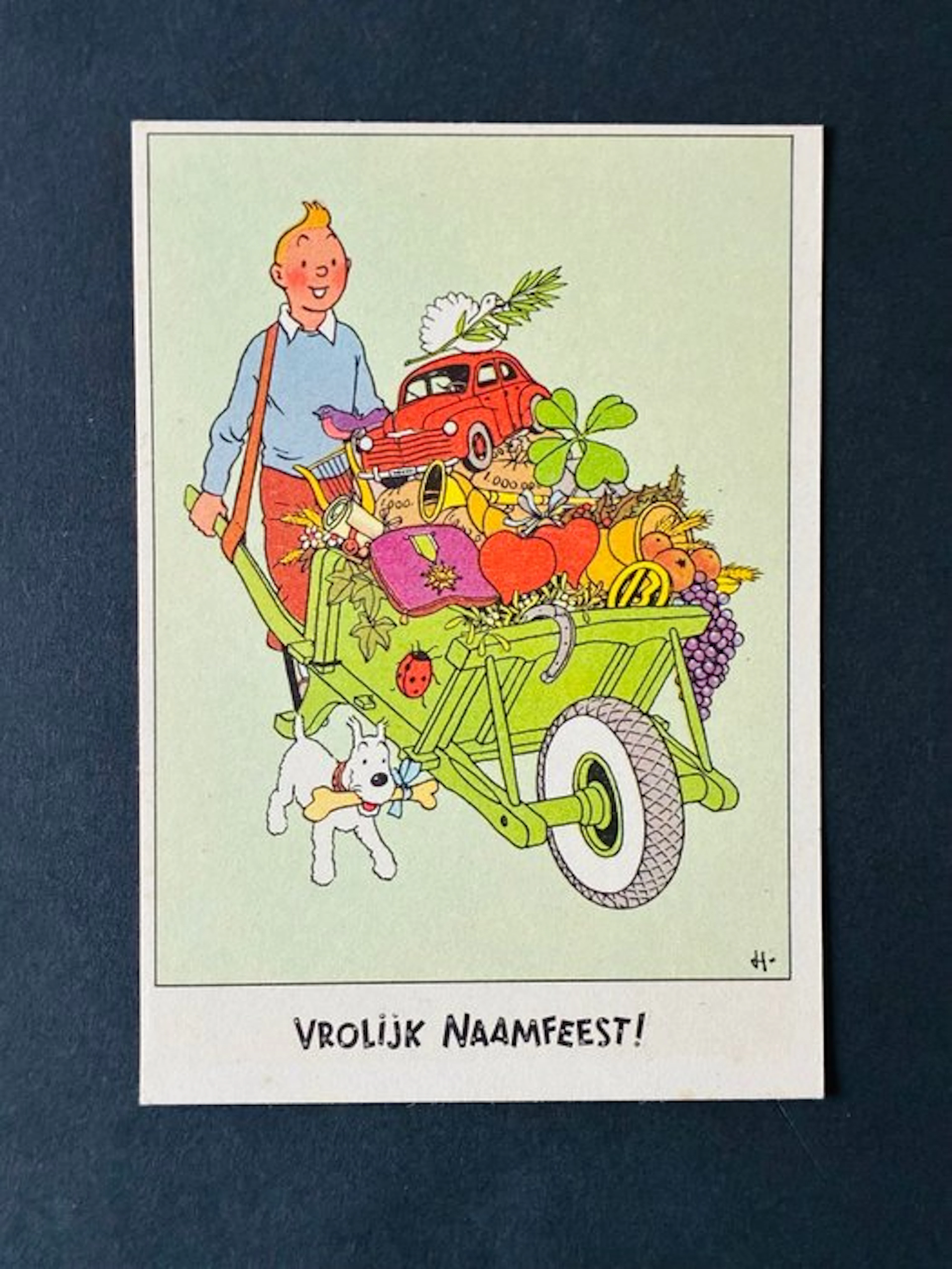 Tintin - 1 Season’s Greetings postcard